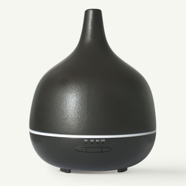 Aroma Diffuser, Keramiek, Zacht Grafiet 300ml.