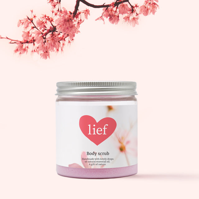 Gift Set Bloomm Lief Massage Olie Met Body Scrub.