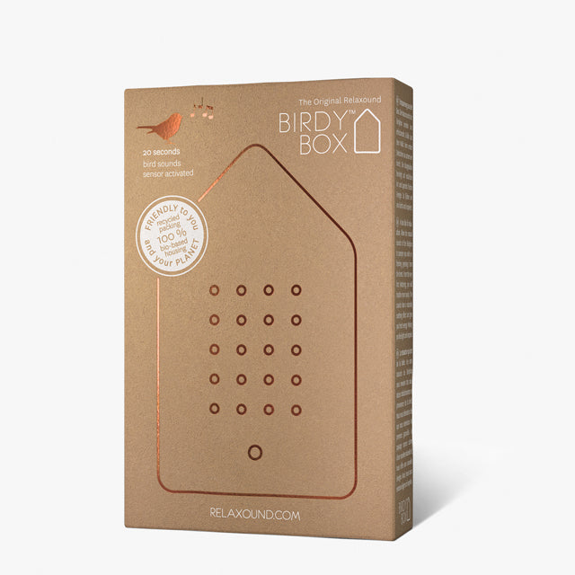 Birdybox van Relaxound, Pure Copper met Vogelgeluiden.
