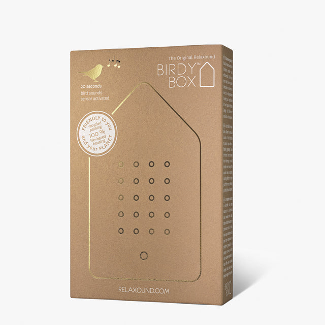 Birdybox van Relaxound, Golden Brass met Vogelgeluiden.