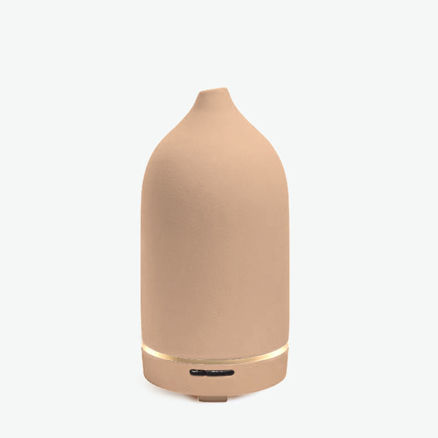 Aroma Diffuser, Keramiek in 4 Kleuren, 120ml.