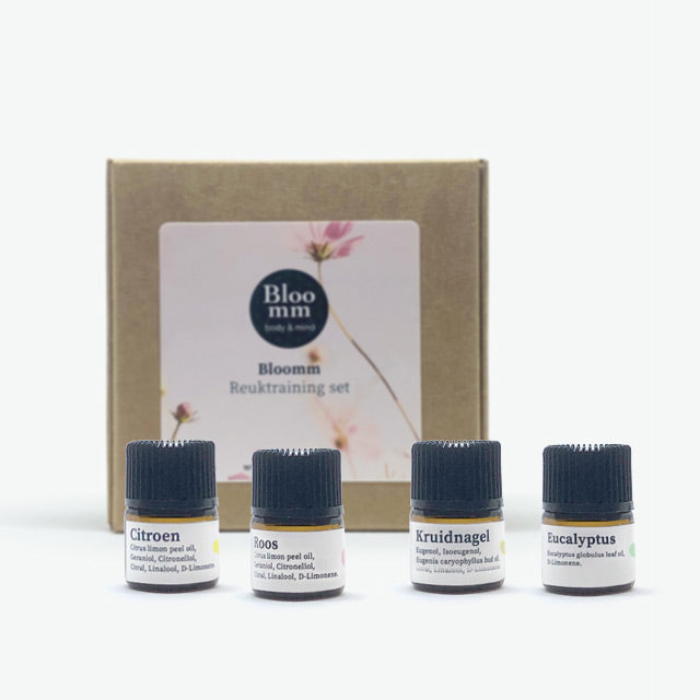Olfactory Training Set With 4 Essential Oils.