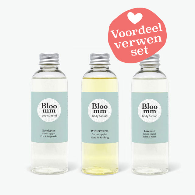 Saunageur Verwenset. Eucalyptus, Lavendel & Winter. 300ml.