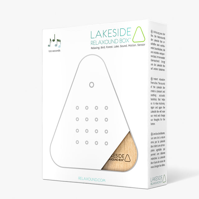 Lakesidebox, détendez-vous avec les sons relaxants des grillons et des oiseaux