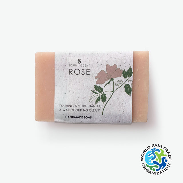 SOAP N SCENT Rose, Handgemaakte Natuurlijke Vegan Zeep. 100gr.