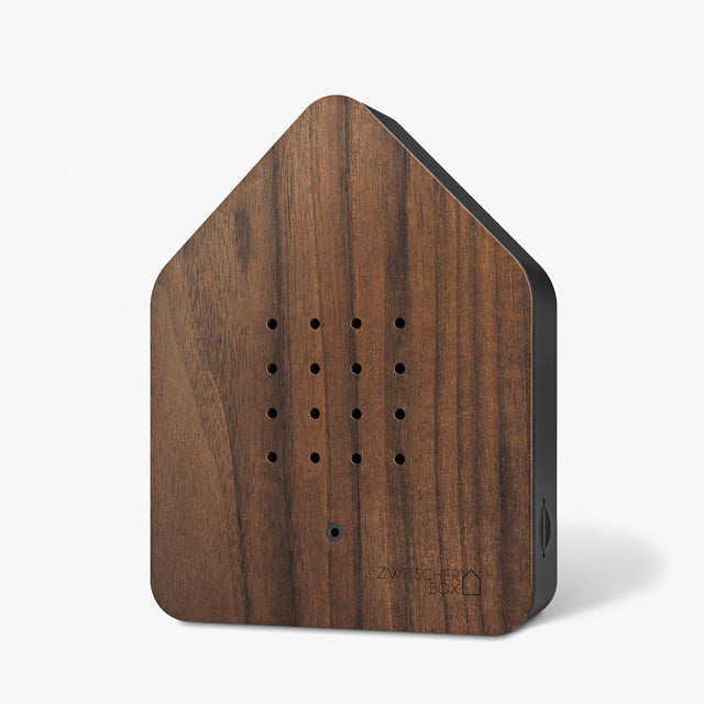 Zwitscherbox van Relaxound, Walnut Wood met Vogelgeluiden.