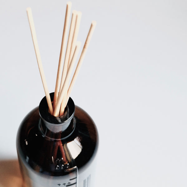 Fragrance sticks and paper diffusers, stylish and subtle.