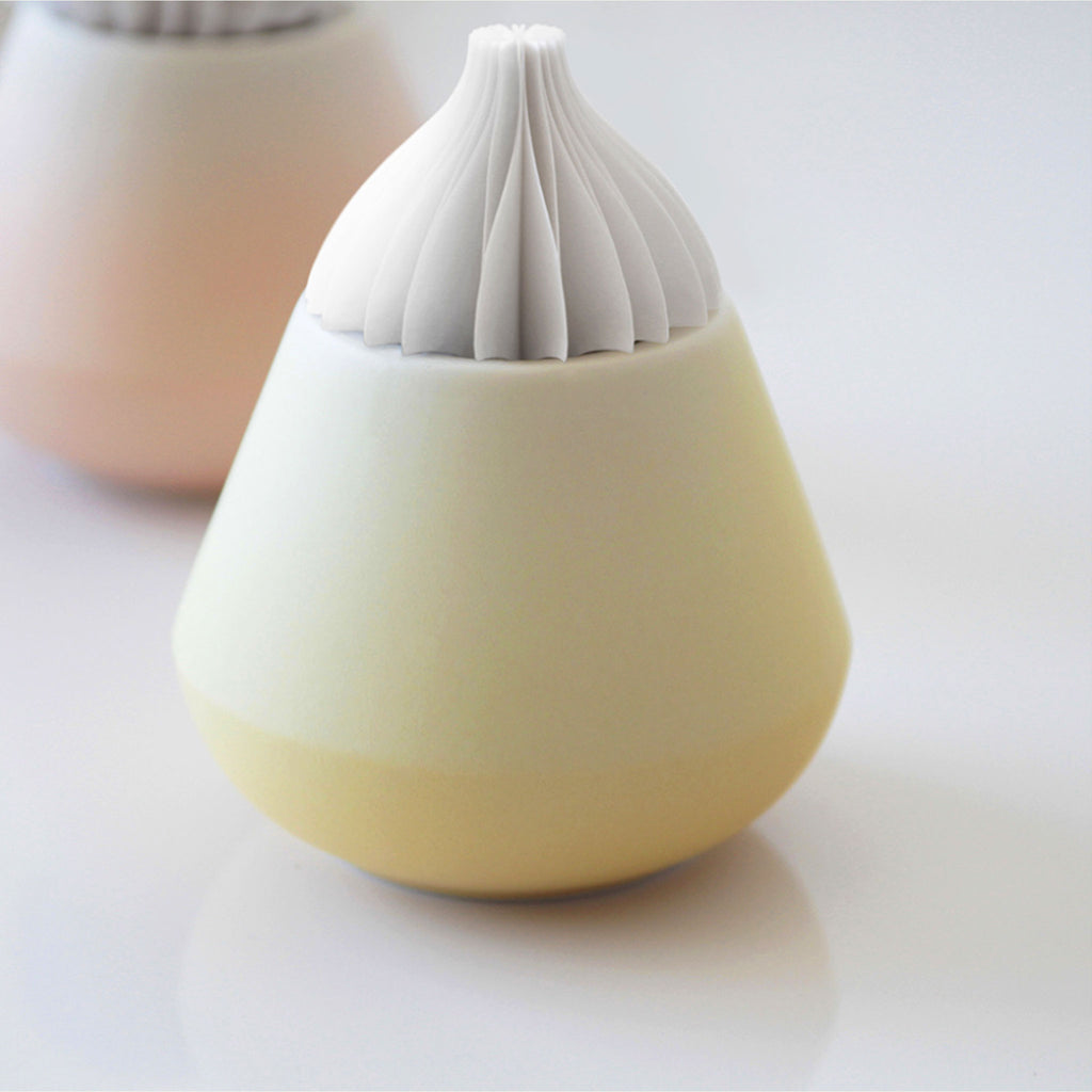 Aroma Diffuser Botanica, Pastel Yellow with Summer Fresh Oil.