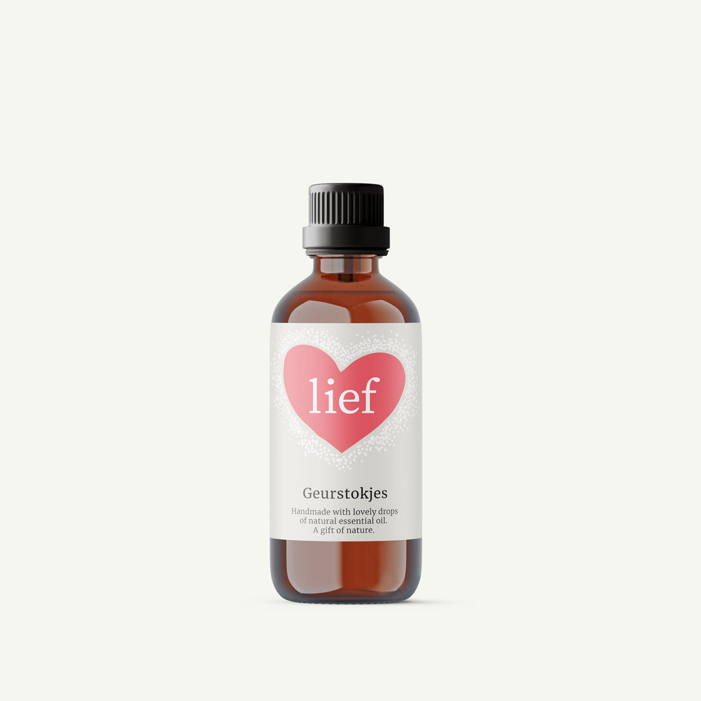 Lief Natuurlijke Geurstokjes, Verleidelijk en Zoet 100ml.