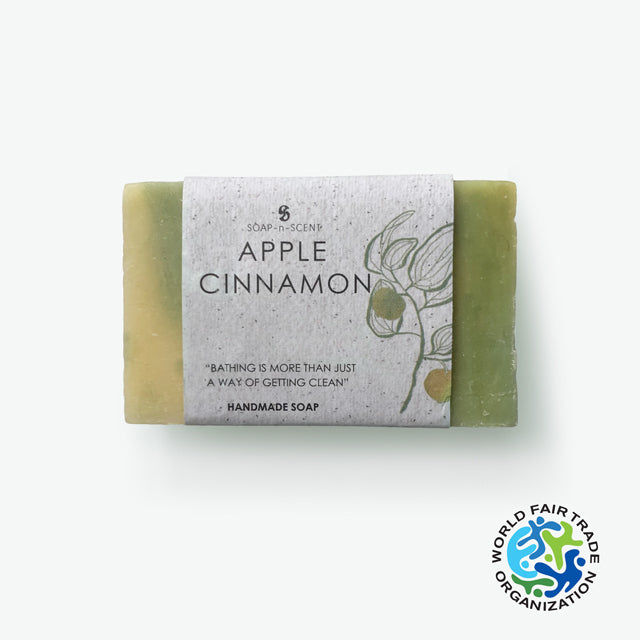 SOAP n SCENT Apple Cinnamon, Handgemaakte Natuurlijke Vegan Zeep. 100gr.