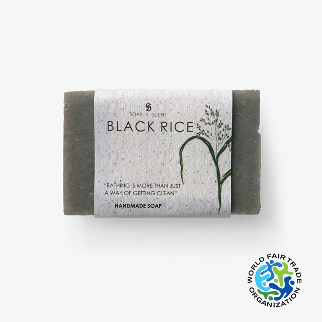 SOAP n SCENT Black Rice, Handgemaakte Natuurlijke Zeep. 100gr.