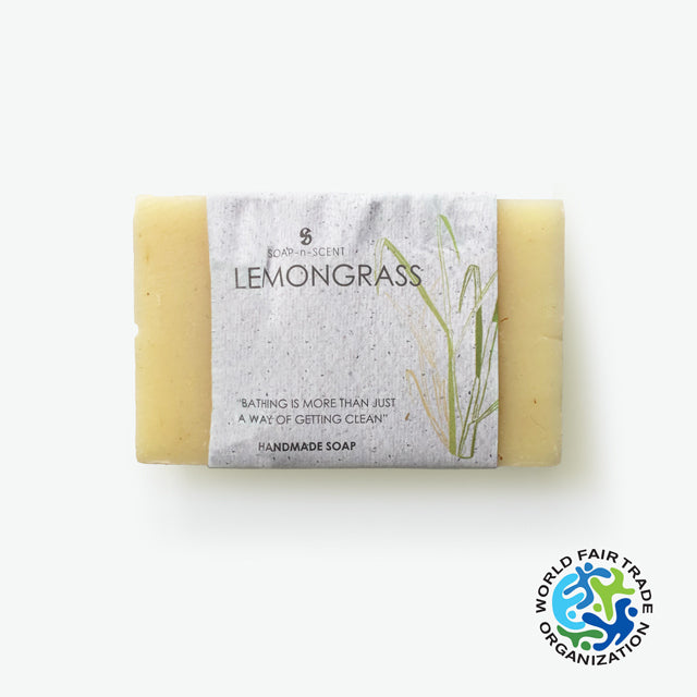 SOAP n SCENT Lemongrass, Handgemaakte Natuurlijke Zeep. 100gr.