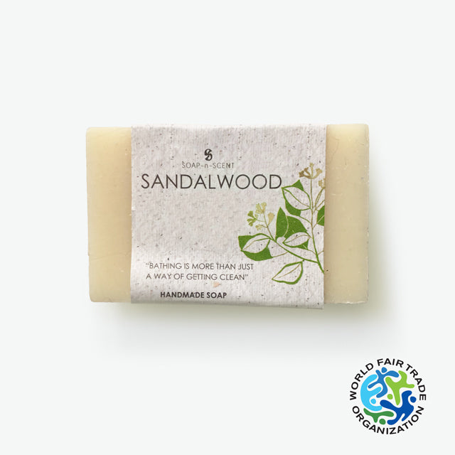 SOAP n SCENT Sandelwood, Handgemaakte Natuurlijke Vegan Zeep. 100gr.