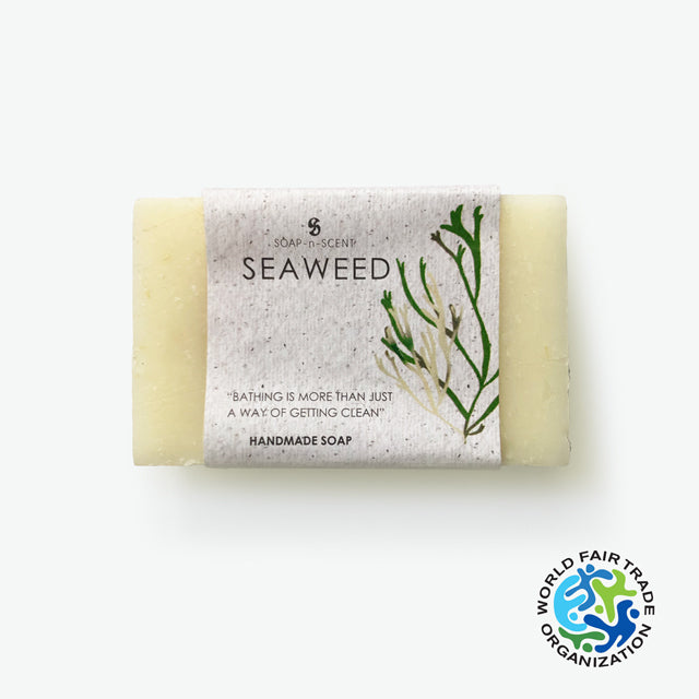 SOAP n SCENT Seaweed, Handgemaakte Natuurlijke Vegan Zeep. 100gr.